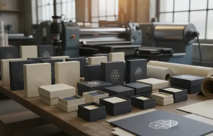 Печать коробок для ювелирных изделий на заказ