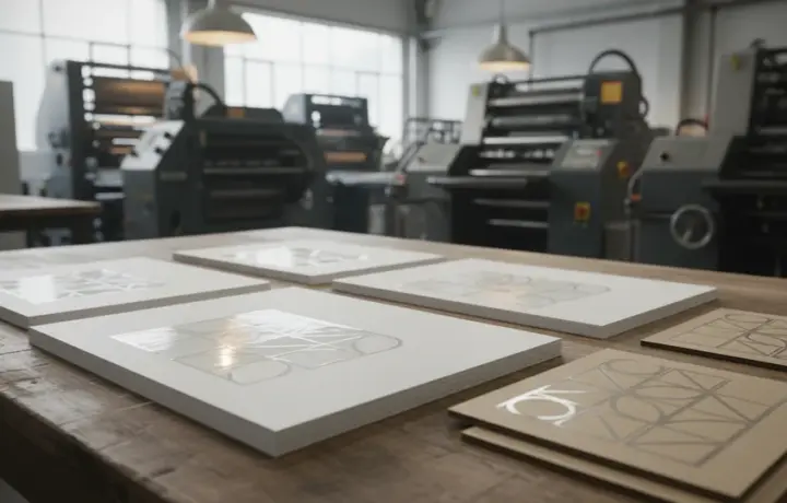 Печать УФ-лака: сплошной, выборочный на заказ