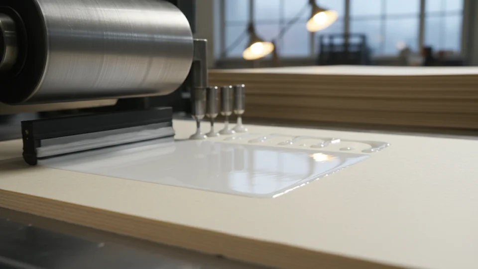 Шёлкография и выборочный УФ-лак