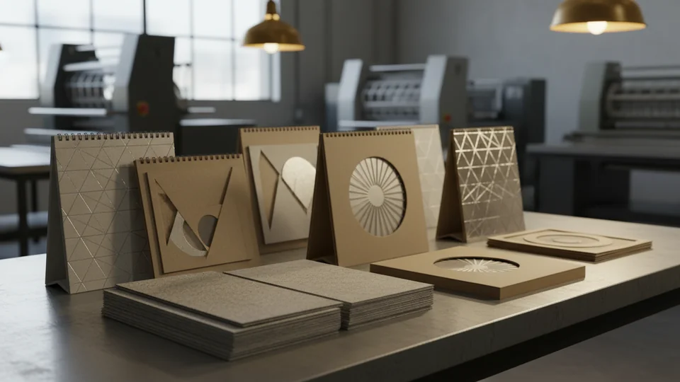 Печать эксклюзивных календарей (дизайнерских, с вырубкой, с тиснением) на заказ Выделяйтесь с первого взгляда