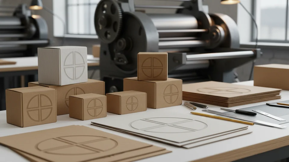 Печать коробки из гофрокартона на заказ Упакуйте бренд ярко