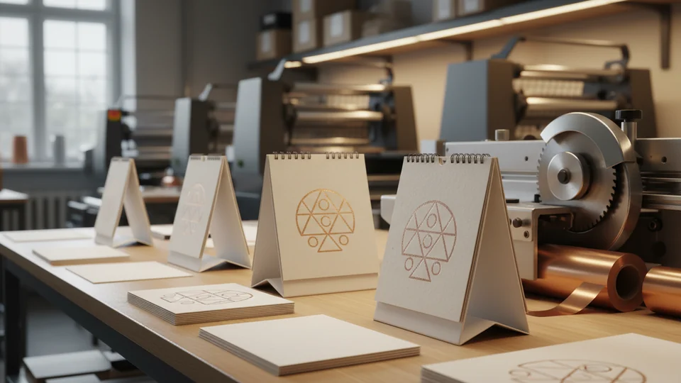 Печать календаря-домика на заказ Ваш бренд на столе