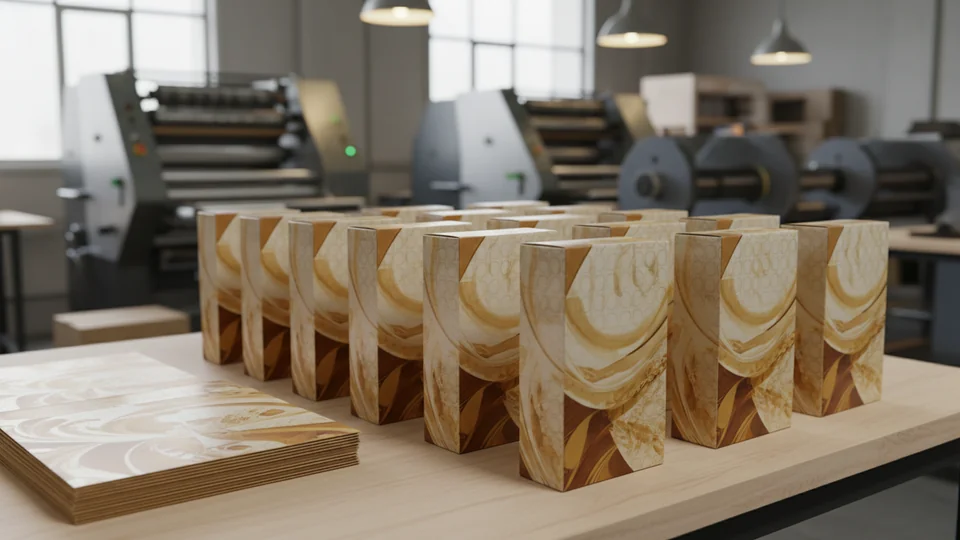 Печать коробок кашированных на заказ Упакуйте бренд ярко