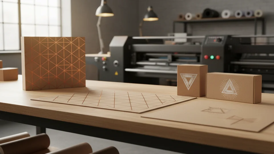 Печать конструкции коробок на заказ Упакуйте бренд ярко