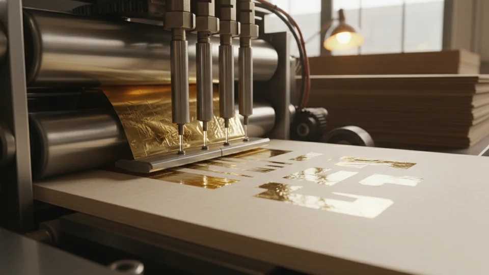 Тиснение фольгой и УФ-лак