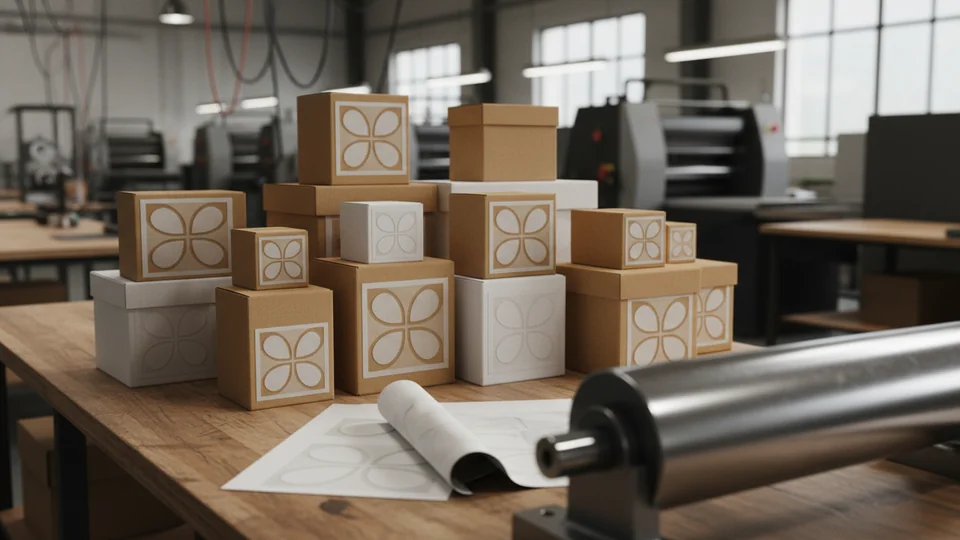 Печать коробок оптом на заказ Упакуйте бренд оптом